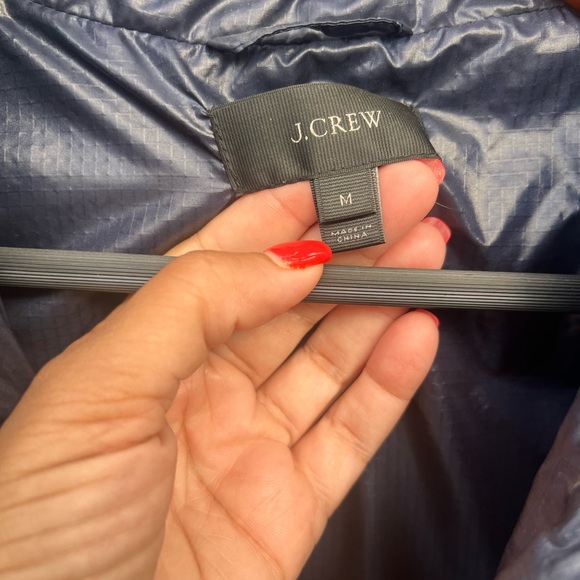 J.Crew Midnight Blue Vintage puffer Jacket - Picture 5 of 7
